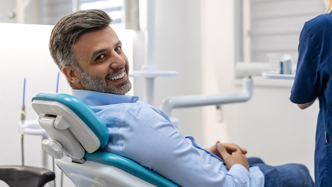 Man At The Dentist